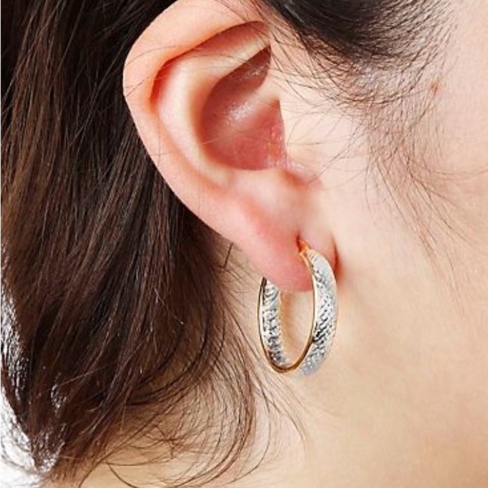 Two Tone Hoops - image 3